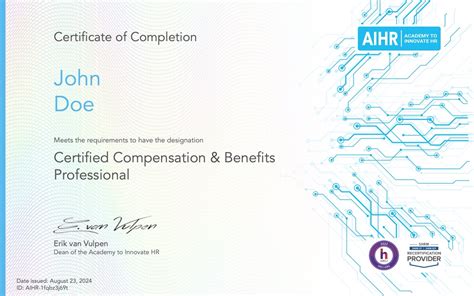 compensation professional certification